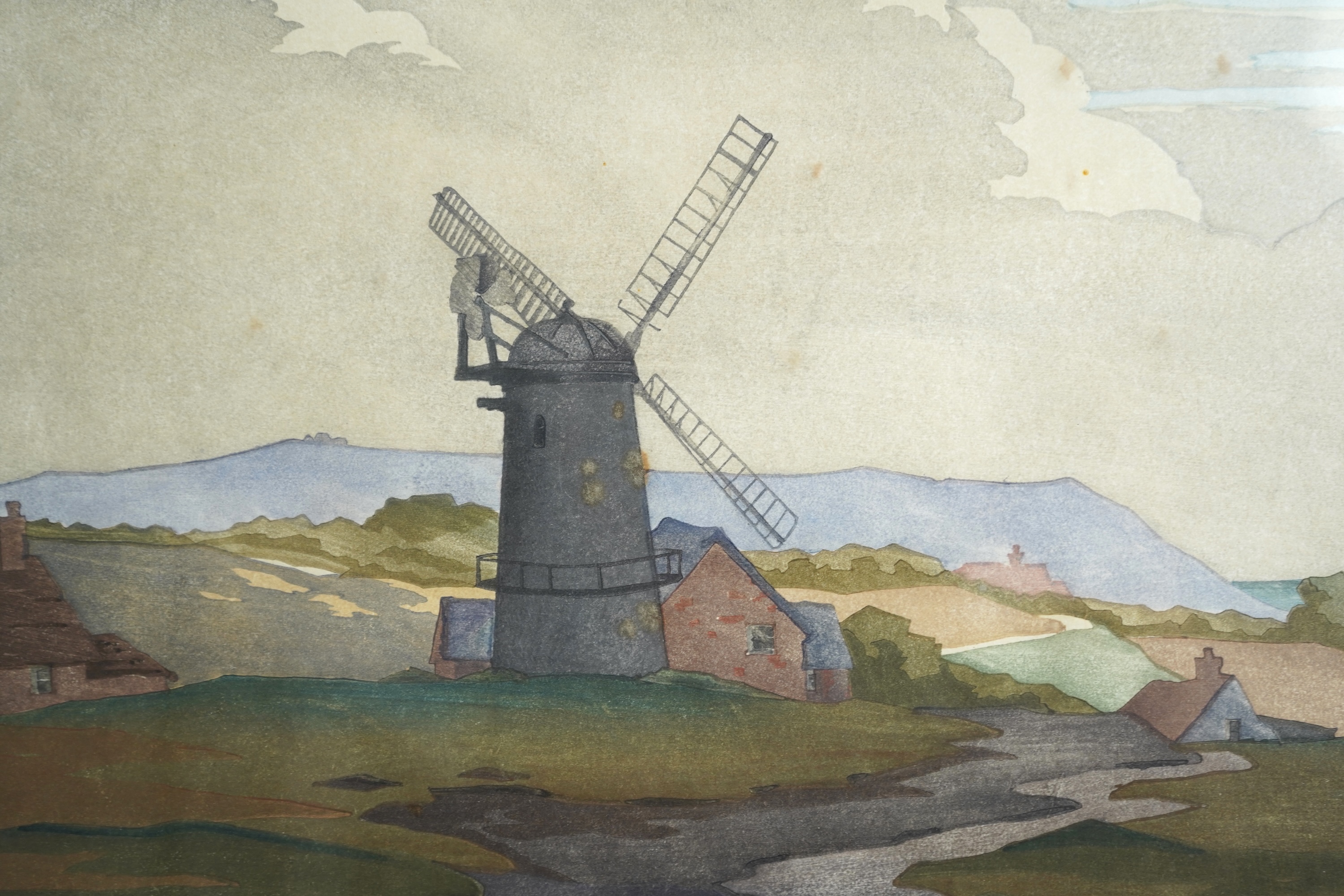 Eric Slater, 1896-1963, 'A Sussex Mill'